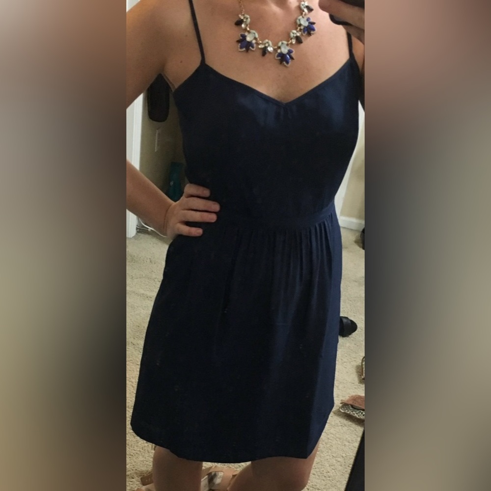 Navy Blue J.Crew Mini Dress Size 8